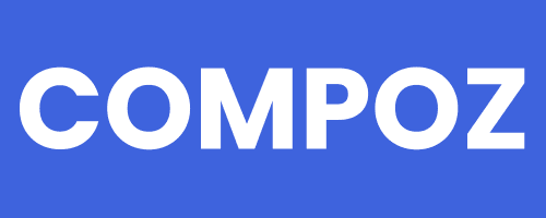 Logo de Compoz Studio, système de structuration de sites web