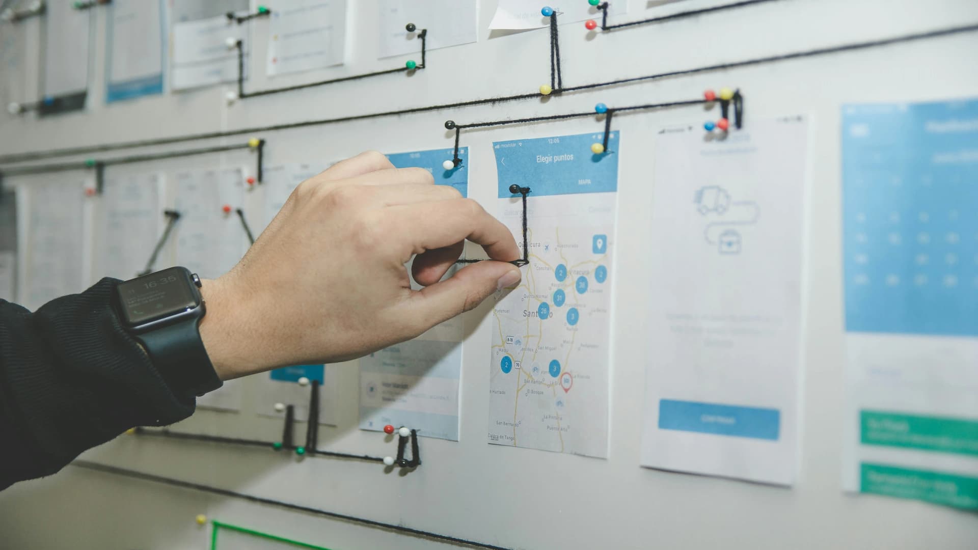 Analyse et structuration d’un workflow sur une interface numérique